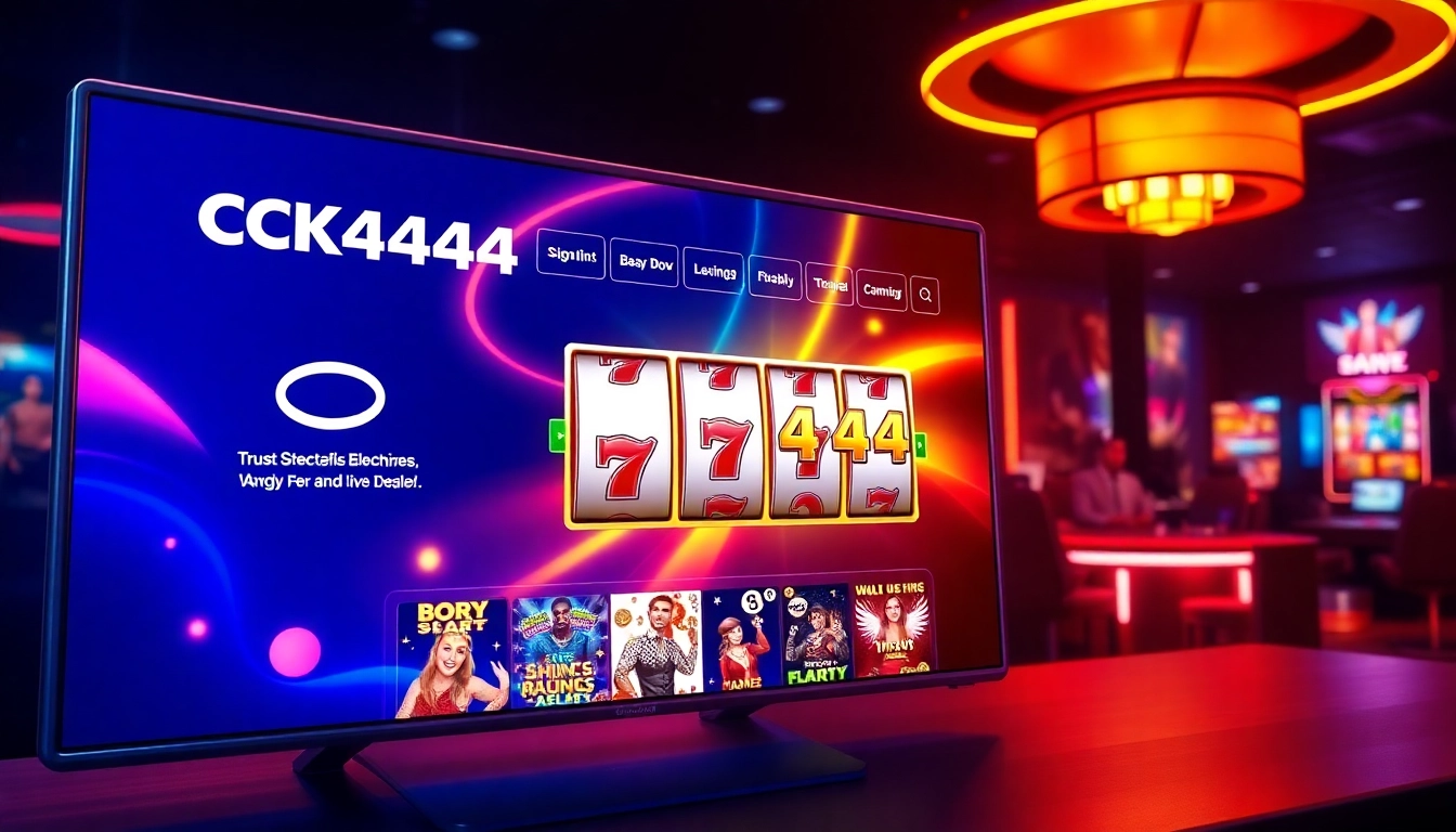 Guide users to CK4444 login with a clear, accessible visual showing a user entering credentials on a secure gaming website, highlighting safety and ease of access for online players.