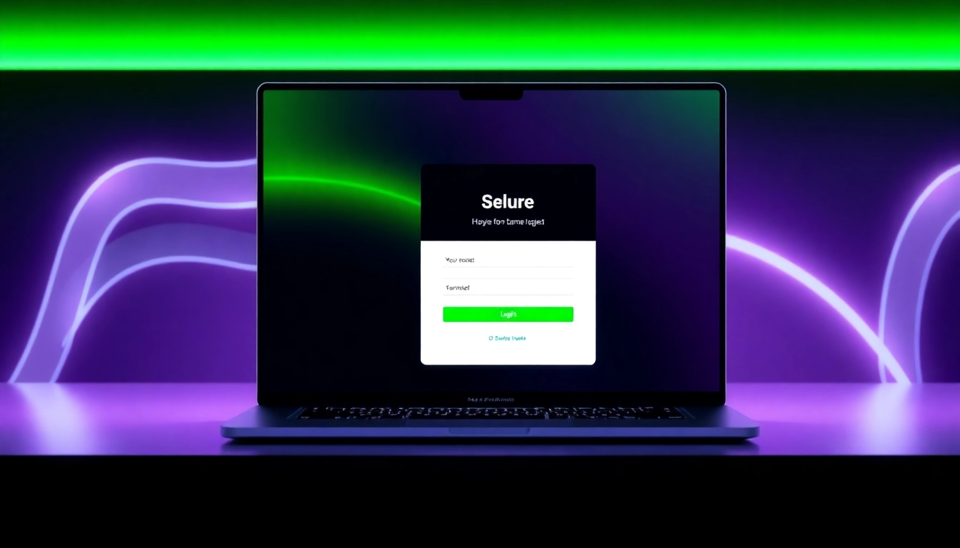 Secure Laser247 Login page on desktop with clear input fields and login button, emphasizing quick and safe access to betting platform