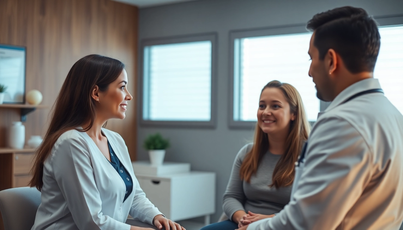 Fecondazione assistita eterologa process with medical team guiding patients through fertility