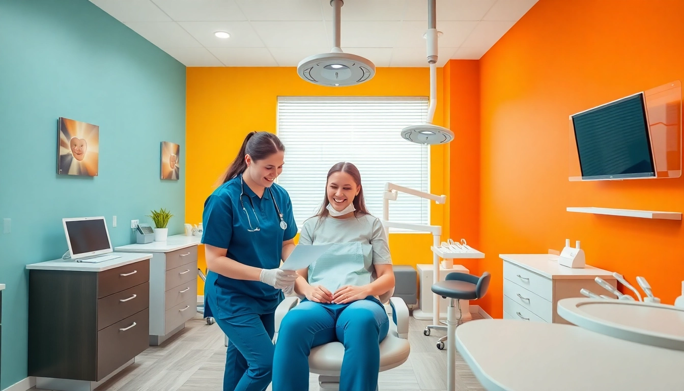 Ventura Bright Dental staff providing friendly dental consultation inside a welcoming clinic