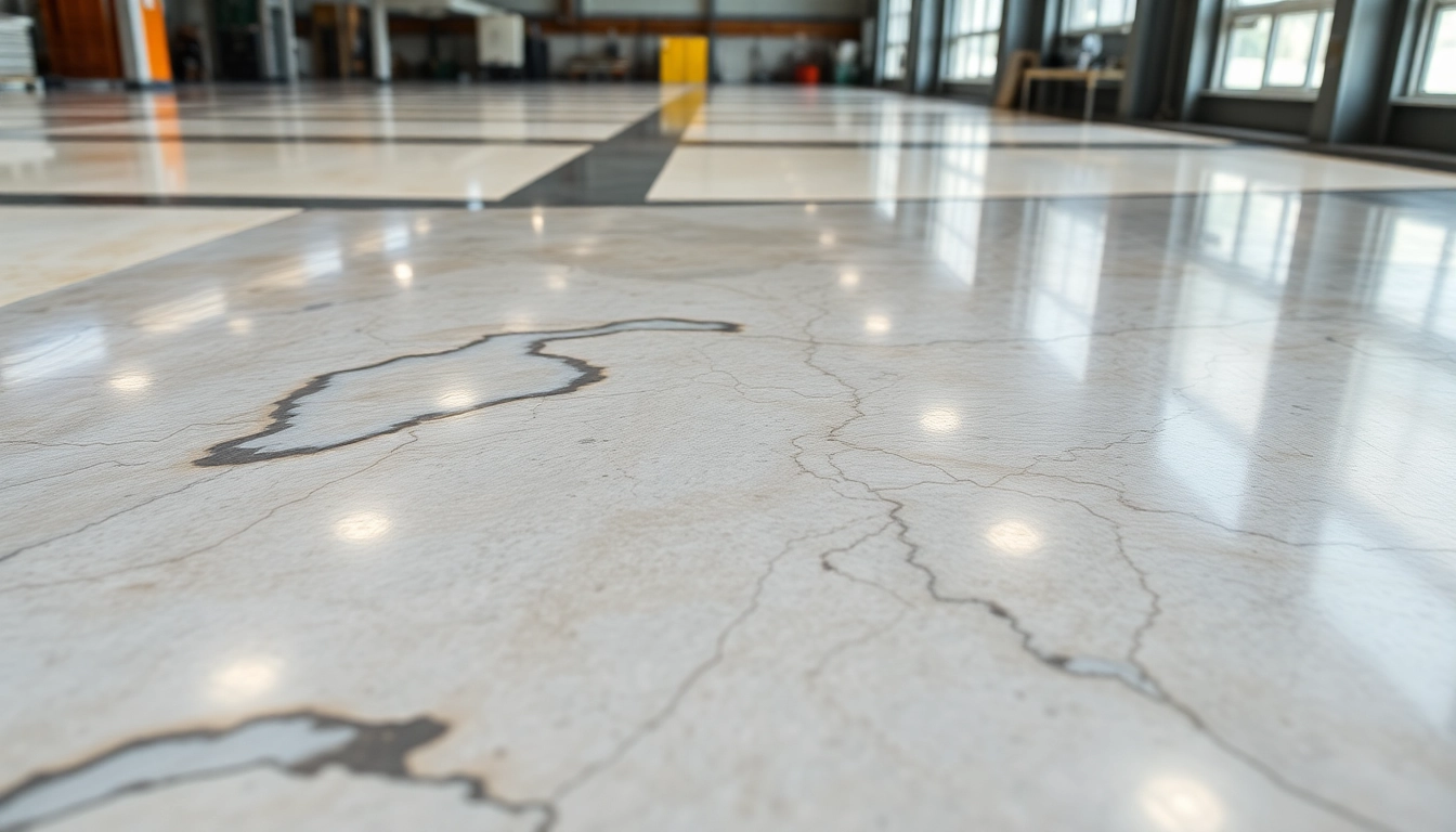 Professional applying epoxy resin floor in a modern garage for a durable and glossy finish
